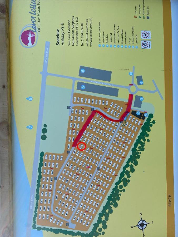 Seaview 190 - Ingoldmells - Pet Friendly, Wifi, Bed Linen - Close To Beach And Fantasy Island - Meadow Lakes Caravan & Lodge Hire Exterior photo